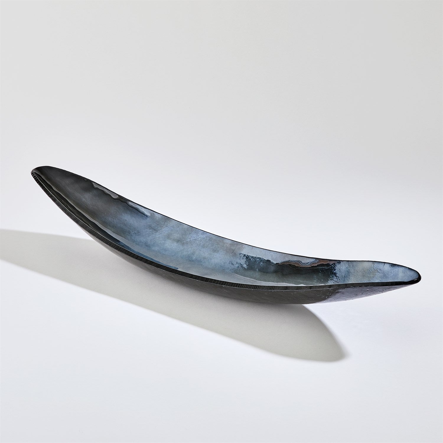 Obsidian Gondola - Metallic Black-Global Views-GVSA-7.30274-Decorative ObjectsLg-3-France and Son