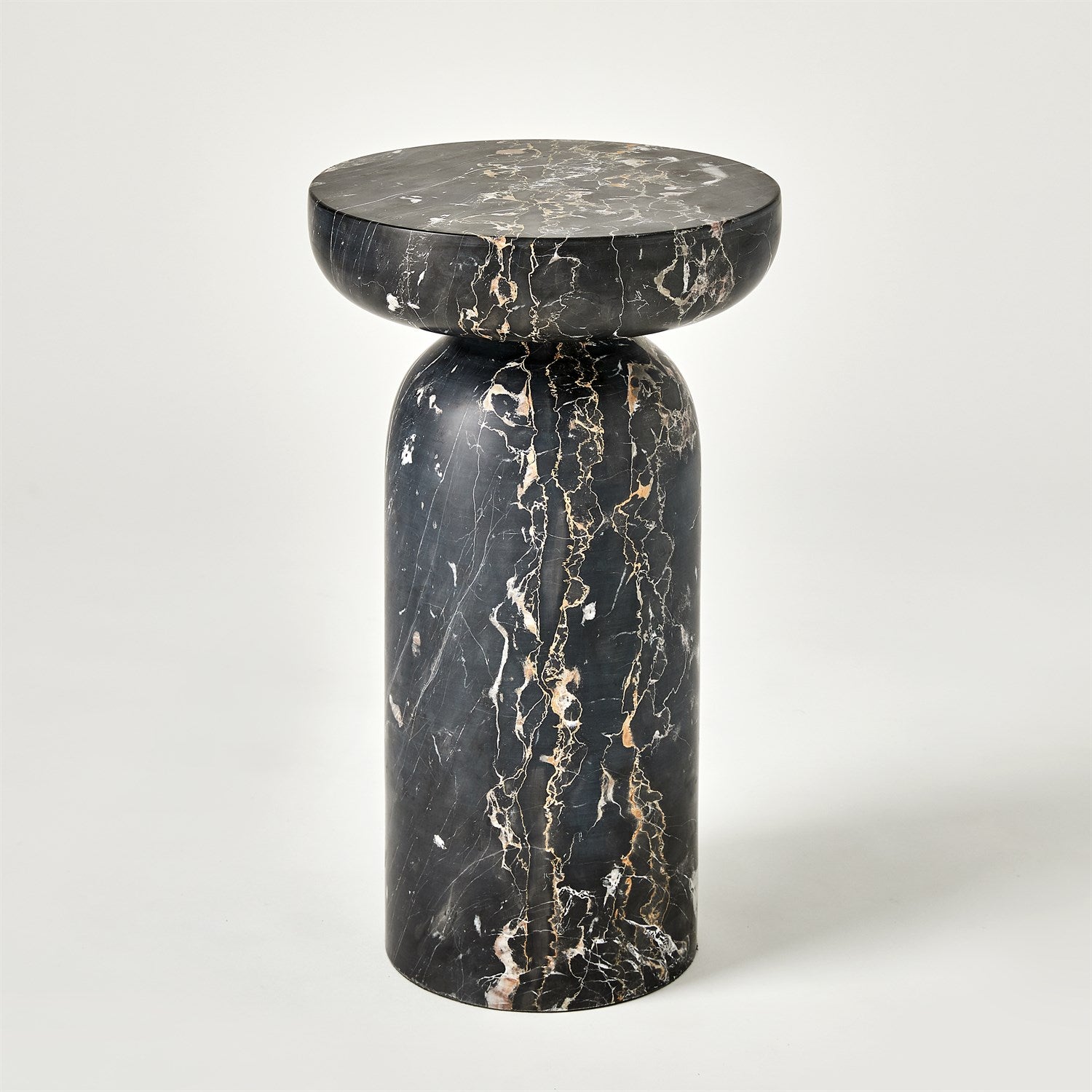 Tumble Accent Table-Global Views-GVSA-7.91643-Side TablesGolden Portoro Marble-3-France and Son