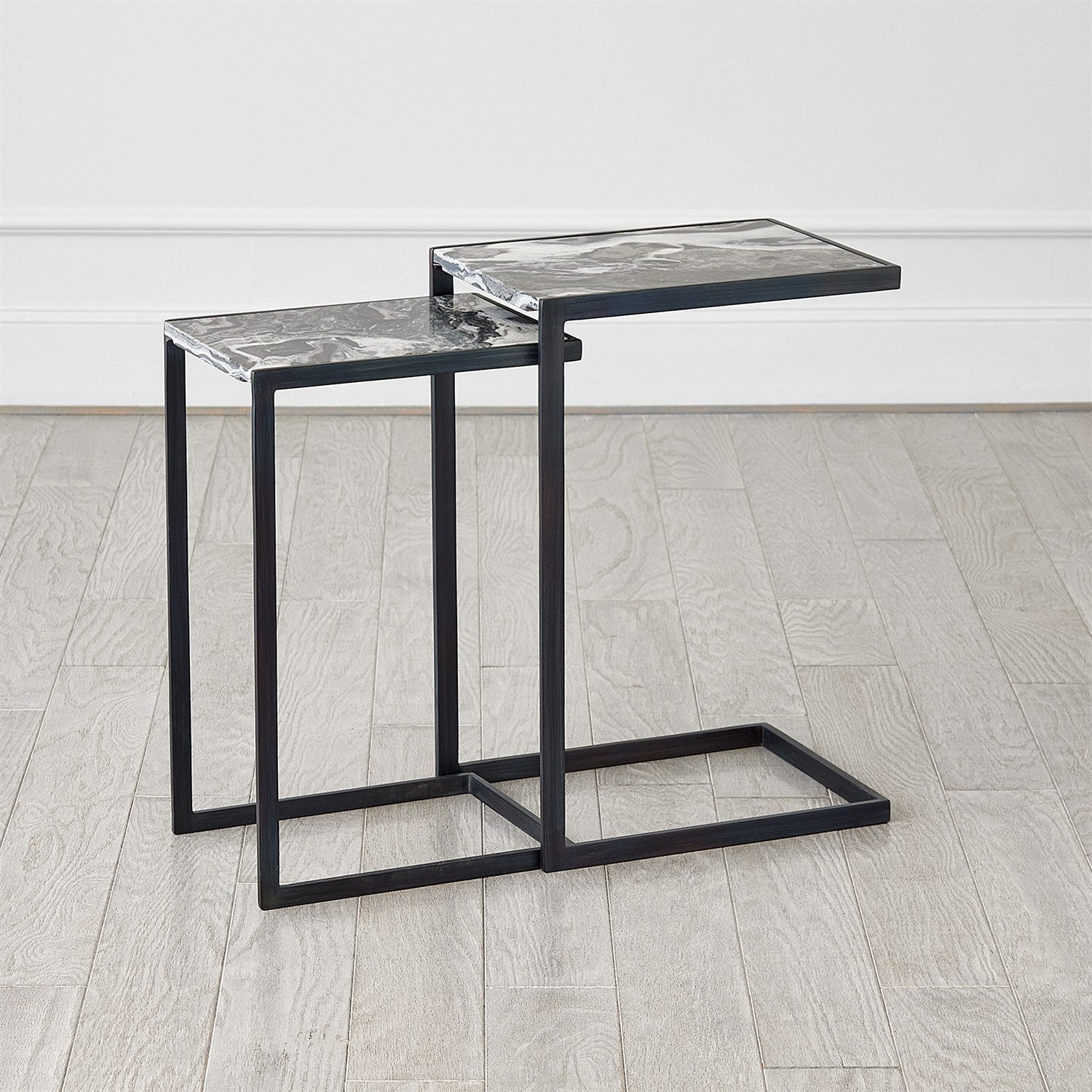 Nudge Nesting Table-Global Views-GVSA-7.91665-Side TablesLg-3-France and Son