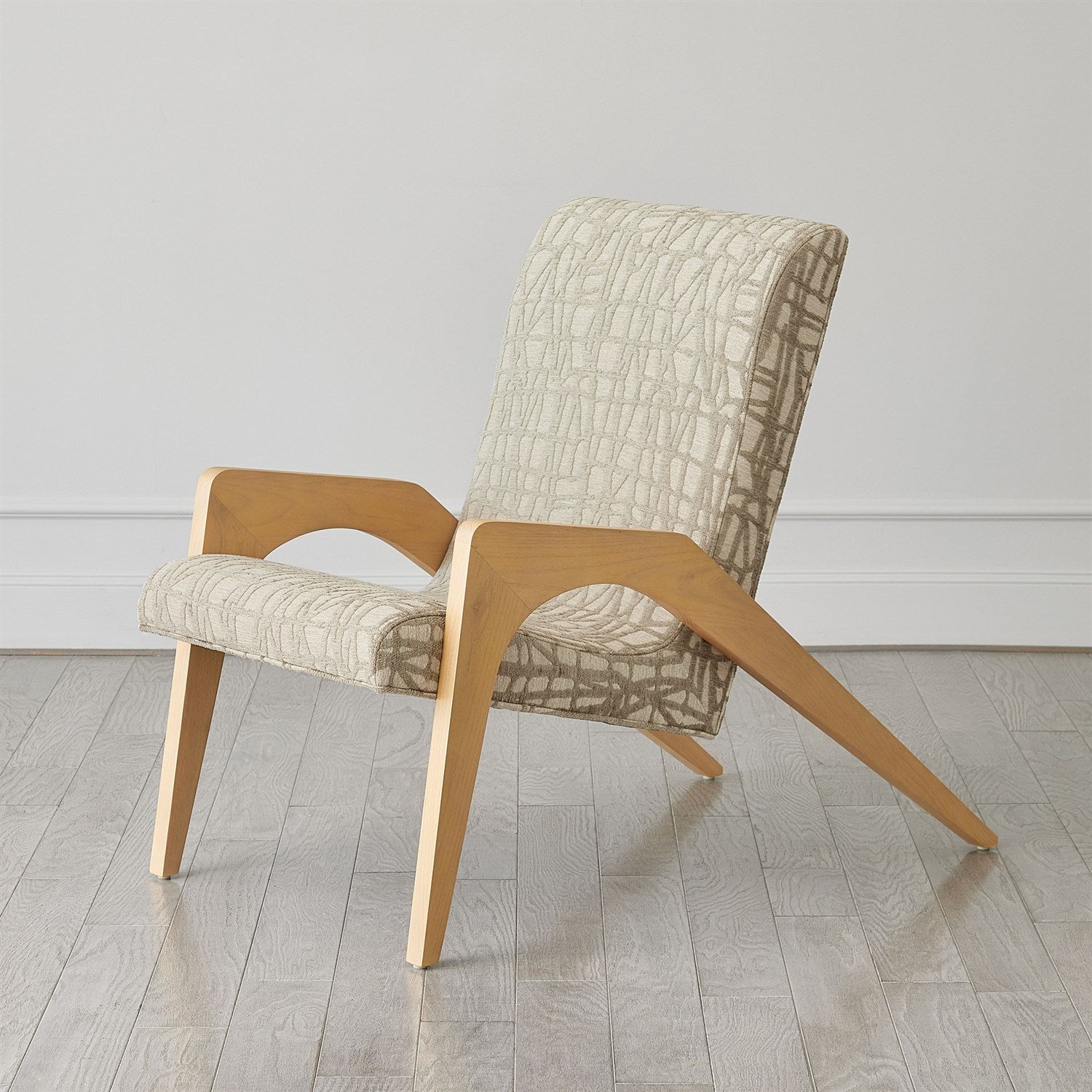 Archangle Chair - Oak-Global Views-GVSA-2.20022-Lounge Chairs-1-France and Son