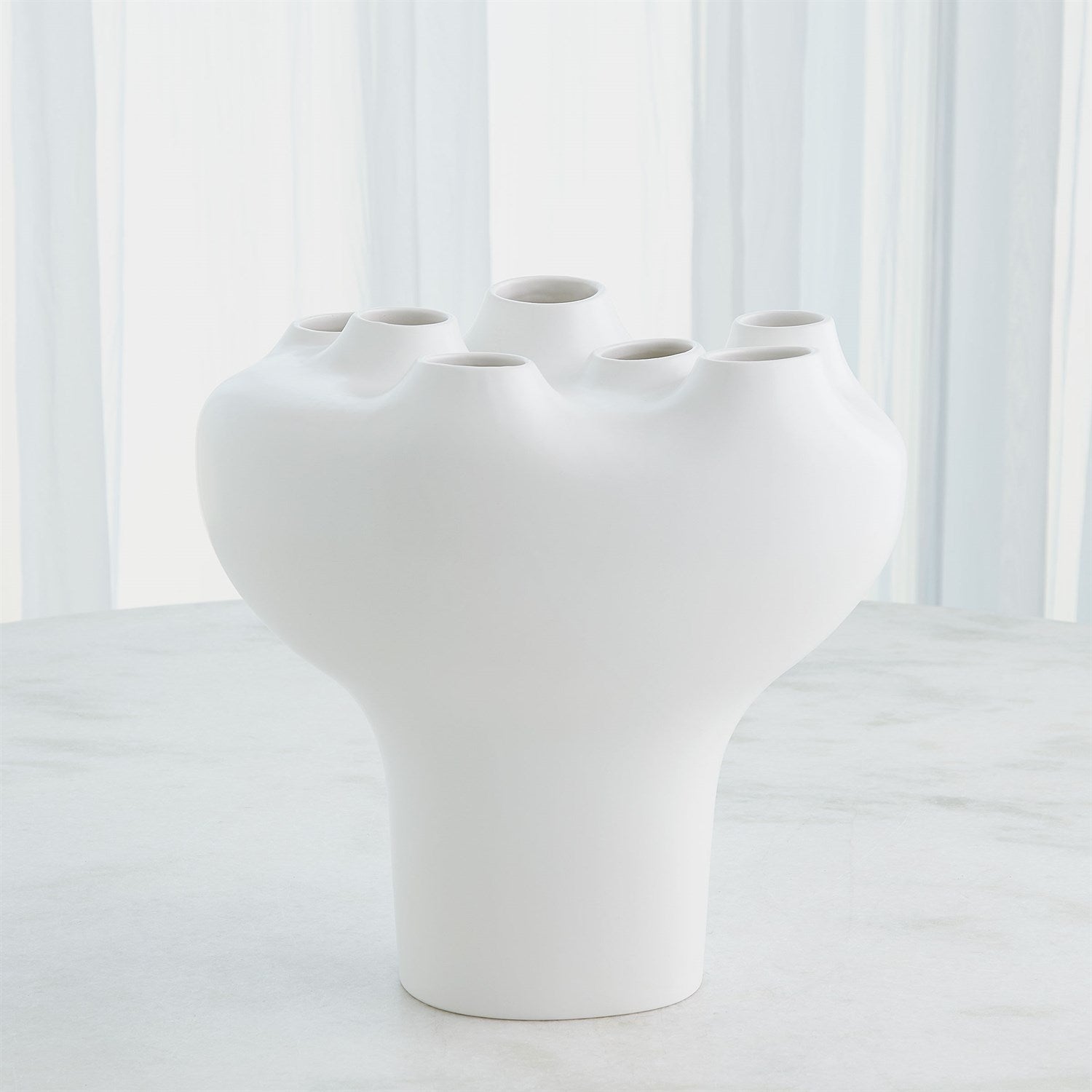 Geyser Vase-Global Views-GVSA-7.10650-VasesSm-White-4-France and Son