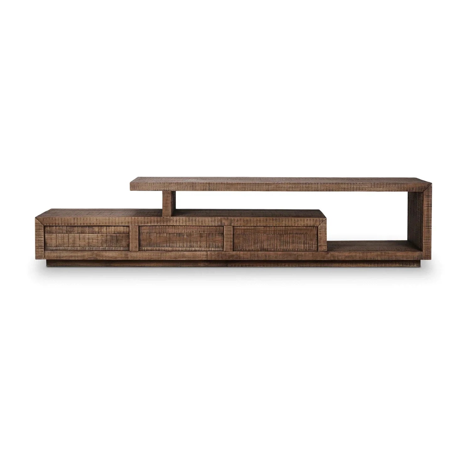 Tuscan Teak Media Console-Bramble-BRAM-85231TSB-Media Storage / TV Stands-5-France and Son