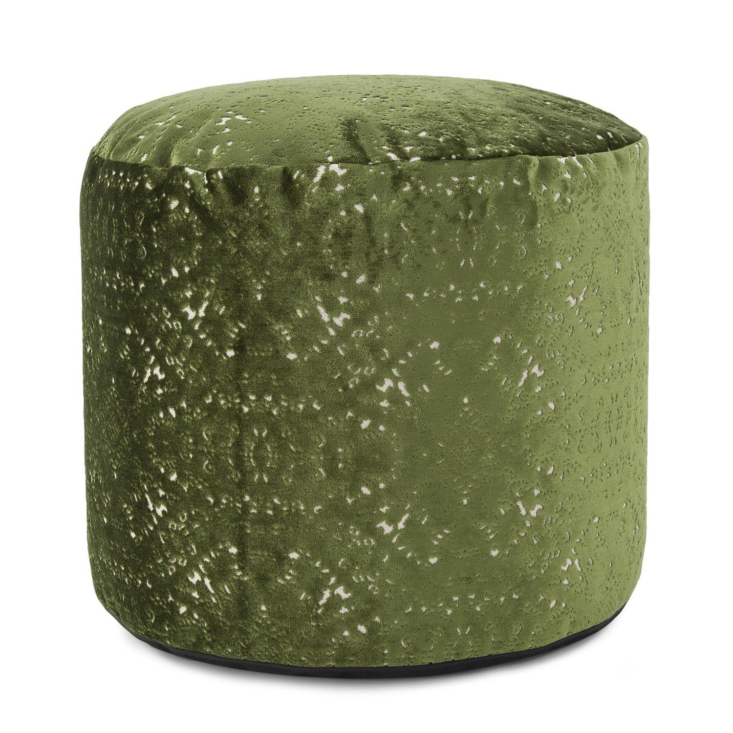 Pisani Pouf-The Howard Elliott Collection-HOWARD-872-1251-Stools & OttomansEmerald-Round-20-France and Son