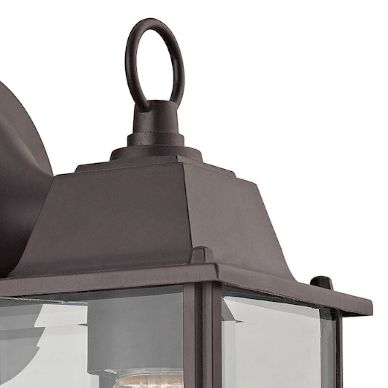 Cotswold 9'' High 1-Light Outdoor Sconce - Oil Rubbed Bronze-Elk Home-ELK-9231EW/75-Outdoor Wall Sconces-2-France and Son