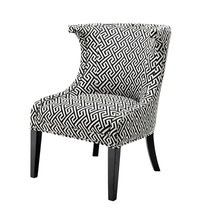 Chair Elson-Eichholtz-EICHHOLTZ-A109839-Lounge ChairsDudley Black-1-France and Son