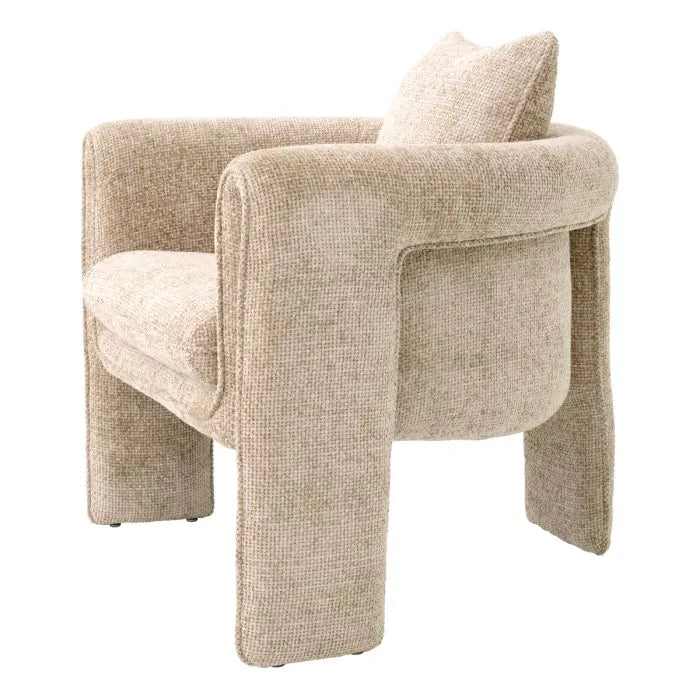 Chair Toto lyssa sand-Eichholtz-EICHHOLTZ-A116943-Lounge Chairs-2-France and Son