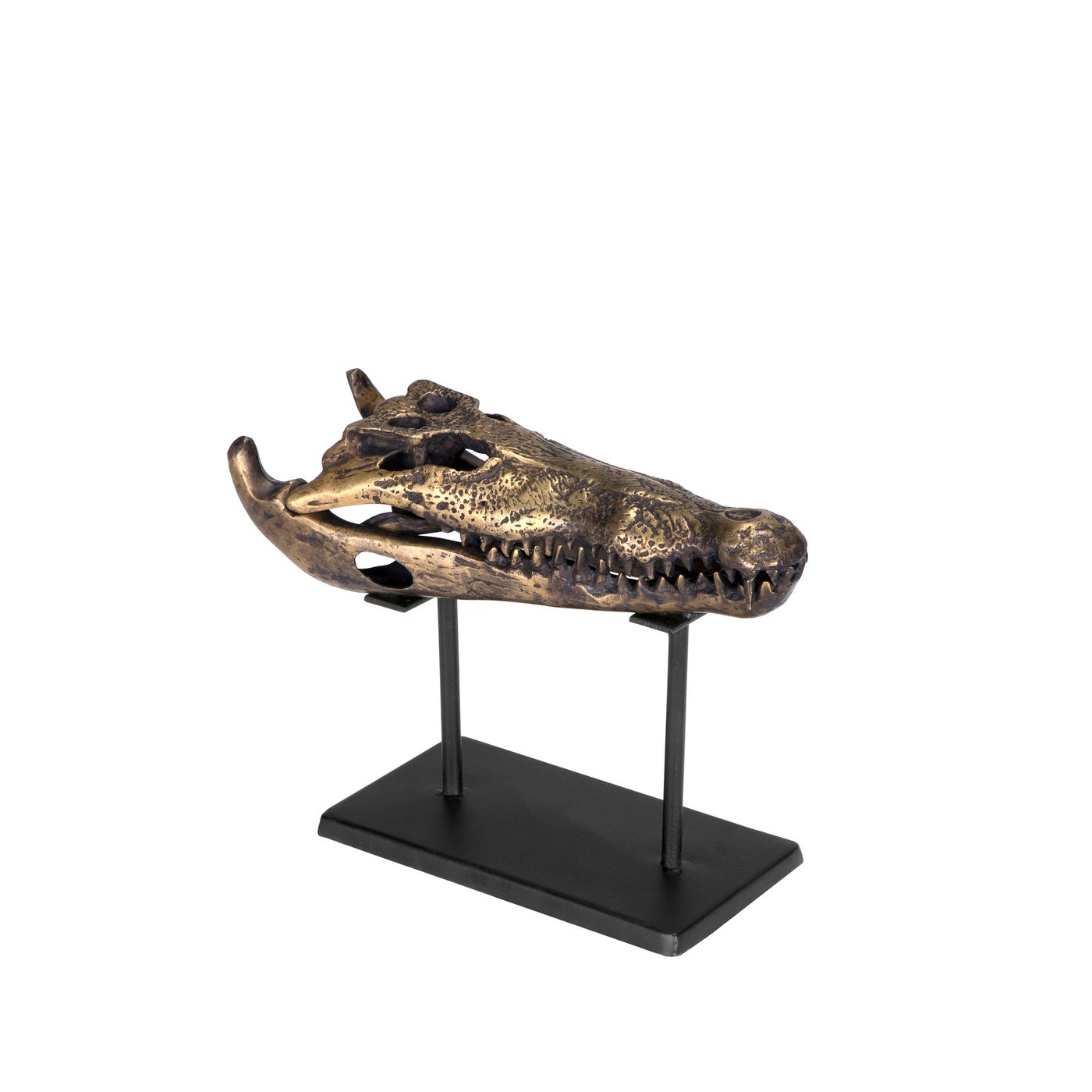 Brass Alligator on Stand-Noir-NOIR-AB-83S-DecorSmall-7-France and Son