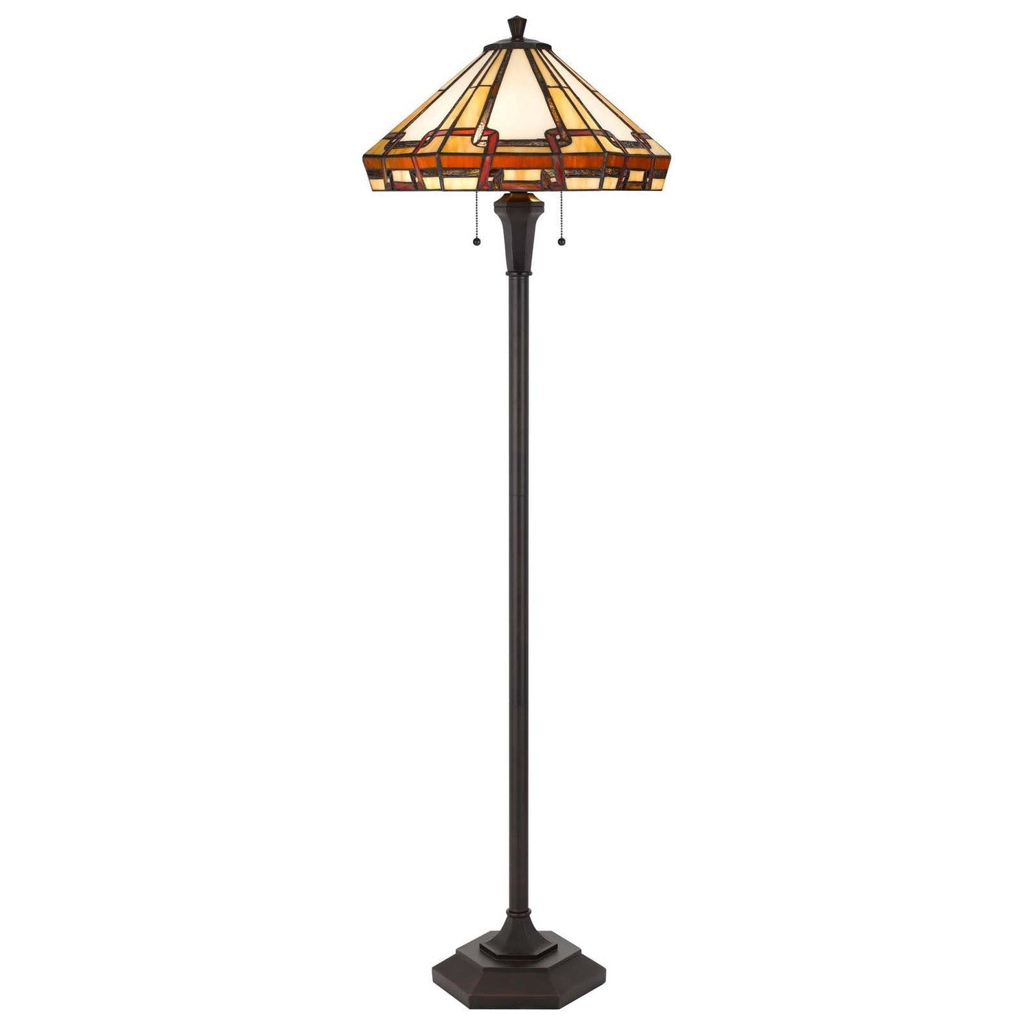 Tiffany Floor Lamp-Cal Lighting-CAL-BO-3016FL-Floor Lamps-1-France and Son