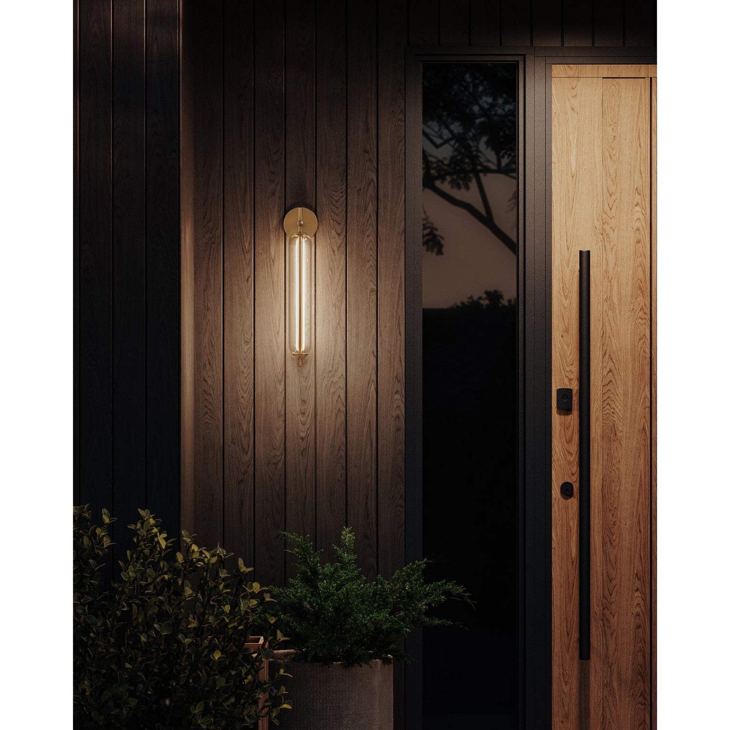BLAZE EXTERIOR WALL SCONCE-Troy Lighting-TROY-B1721-PBR-Outdoor Post Lanterns-1-France and Son