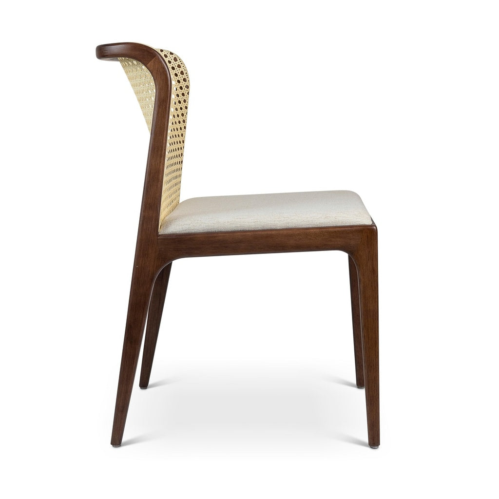 Eloa Cane Side Chair-Urbia-URBIA-BSM-208081-02-Dining ChairsMedley Ivory - Nogal - Natural-3-France and Son