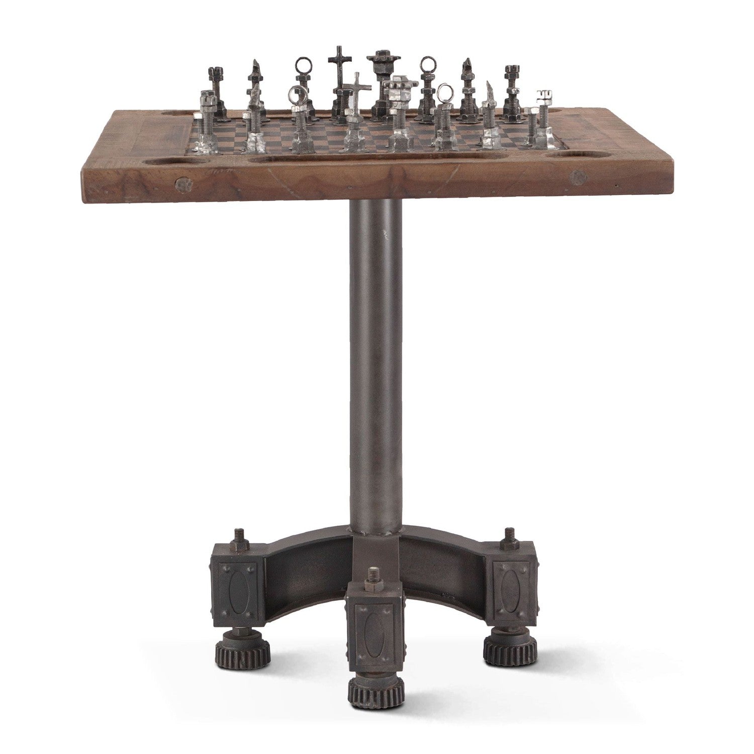 Eiffel 30" Chess Bistro Table-Home Trends & Designs-HOMETD-FEI-CHESS-Game Tables-5-France and Son