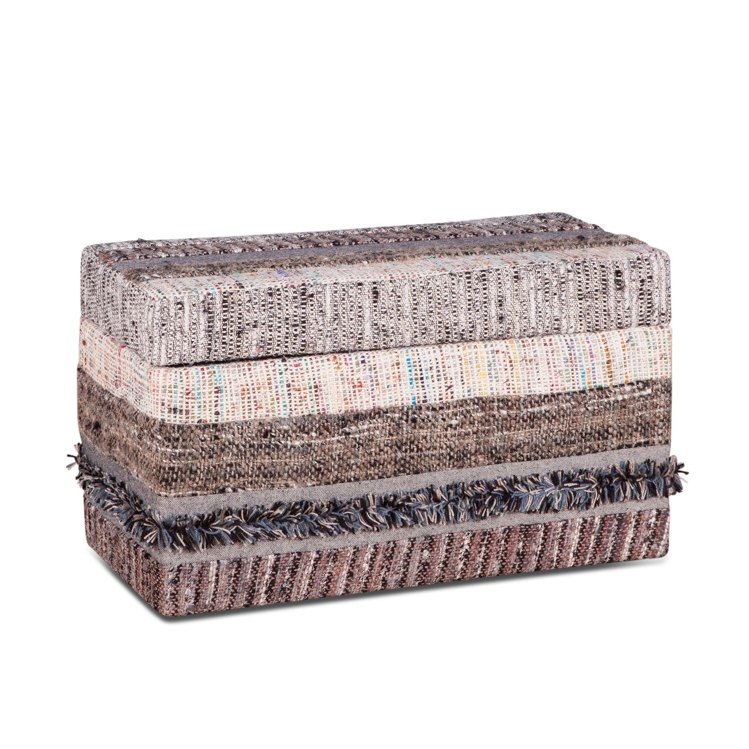 Marrakech 32" Upholstered Multi-Color Accent Storage Ottoman-Home Trends & Designs-HOMETD-FMK-CT32SB-Stools & Ottomans-1-France and Son