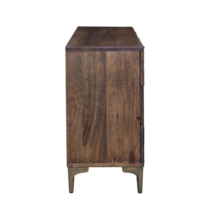 Santa Cruz 60" Two-Toned Dresser-Home Trends & Designs-HOMETD-FSC-DR60TT-Dressers-4-France and Son