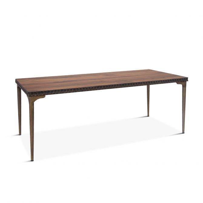 Santa Cruz 78" Two-Toned Dining Table-Home Trends & Designs-HOMETD-FSC-DT78TT-Dining Tables-2-France and Son