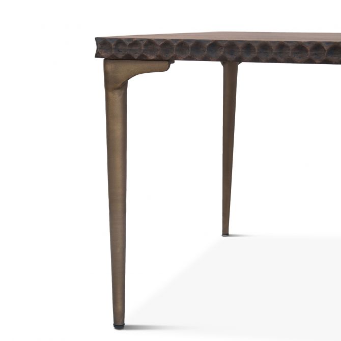 Santa Cruz 78" Two-Toned Dining Table-Home Trends & Designs-HOMETD-FSC-DT78TT-Dining Tables-5-France and Son