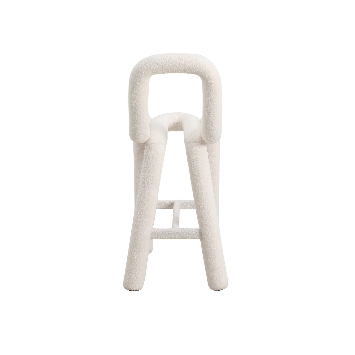 Pipeline Counter Stool-France & Son-FXS1862WHT-Bar Stools-6-France and Son