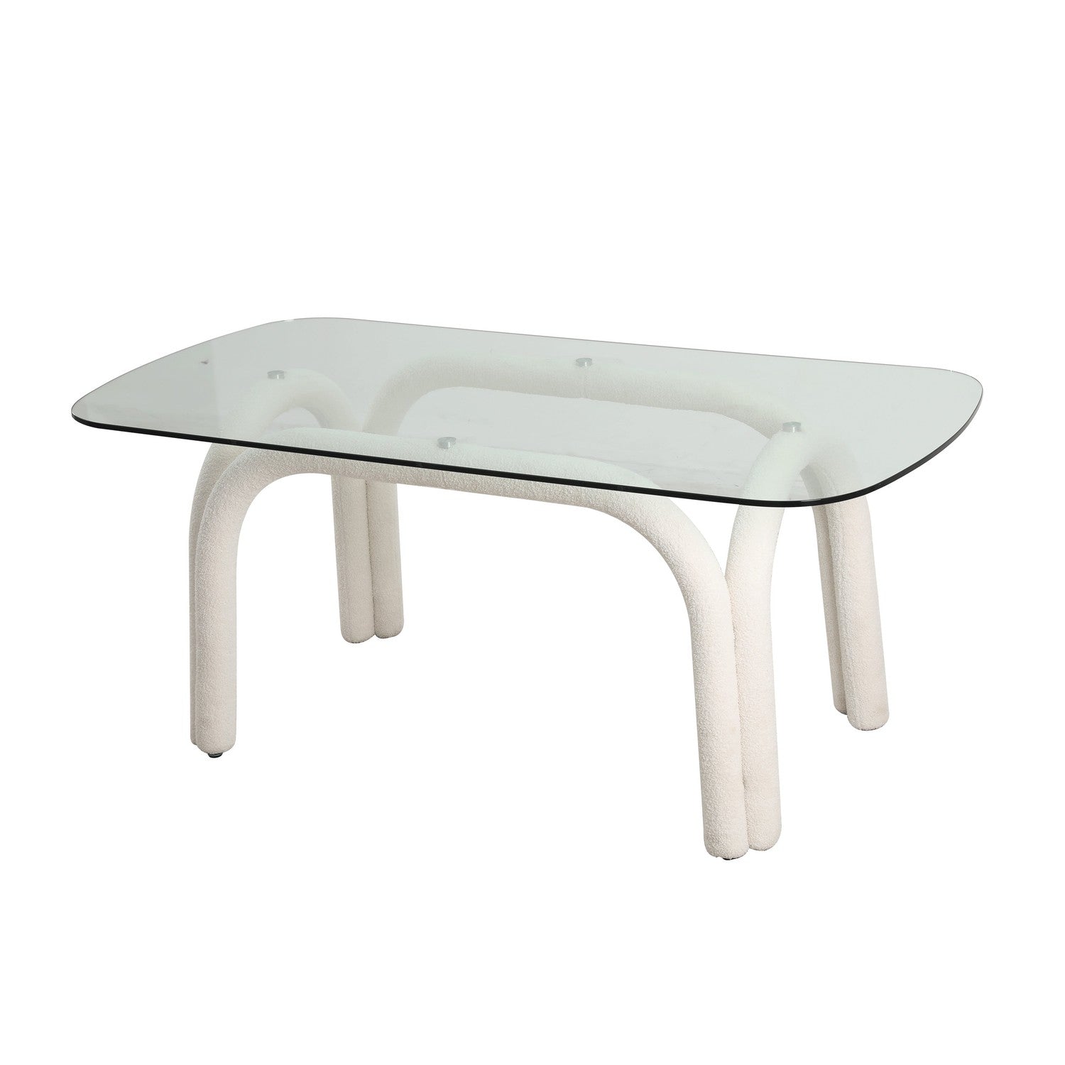 Pipeline Dining Table - Rectangle-France & Son-FXT1885WHT-Dining Tables-3-France and Son