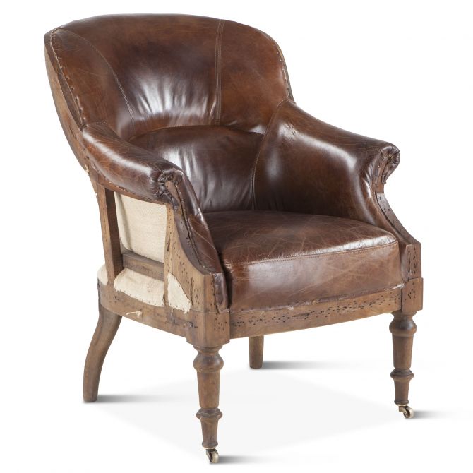 Shakespeare Deconstructed Arm Chair-Home Trends & Designs-HOMETD-G205-1113-11-Lounge Chairs-2-France and Son