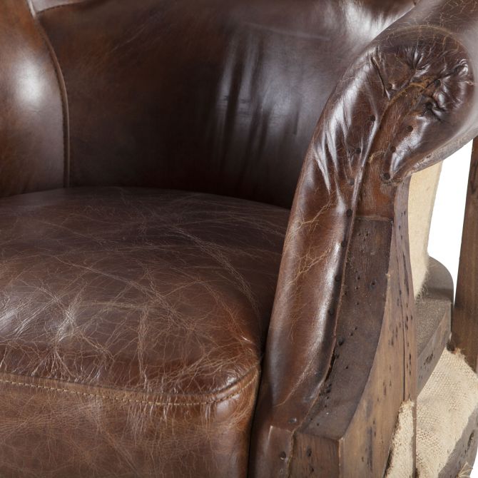 Shakespeare Deconstructed Arm Chair-Home Trends & Designs-HOMETD-G205-1113-11-Lounge Chairs-5-France and Son