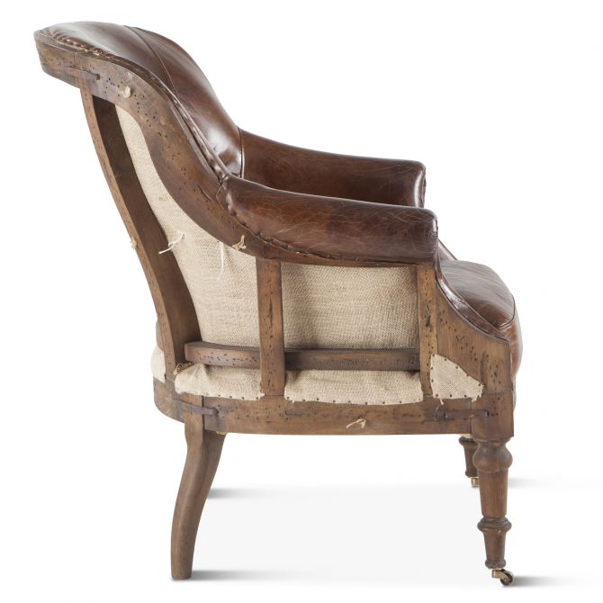 Shakespeare Deconstructed Arm Chair-Home Trends & Designs-HOMETD-G205-1113-11-Lounge Chairs-6-France and Son