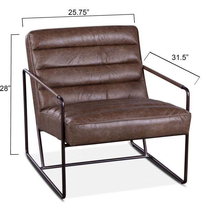 Dustin Armchair-Home Trends & Designs-HOMETD-G205-DSAC-LG-Lounge Chairs-5-France and Son