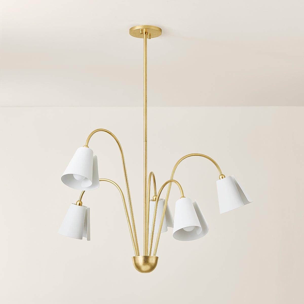 LILA Chandelier-Mitzi-HVL-H852805-GL/TWH-Chandeliers-2-France and Son