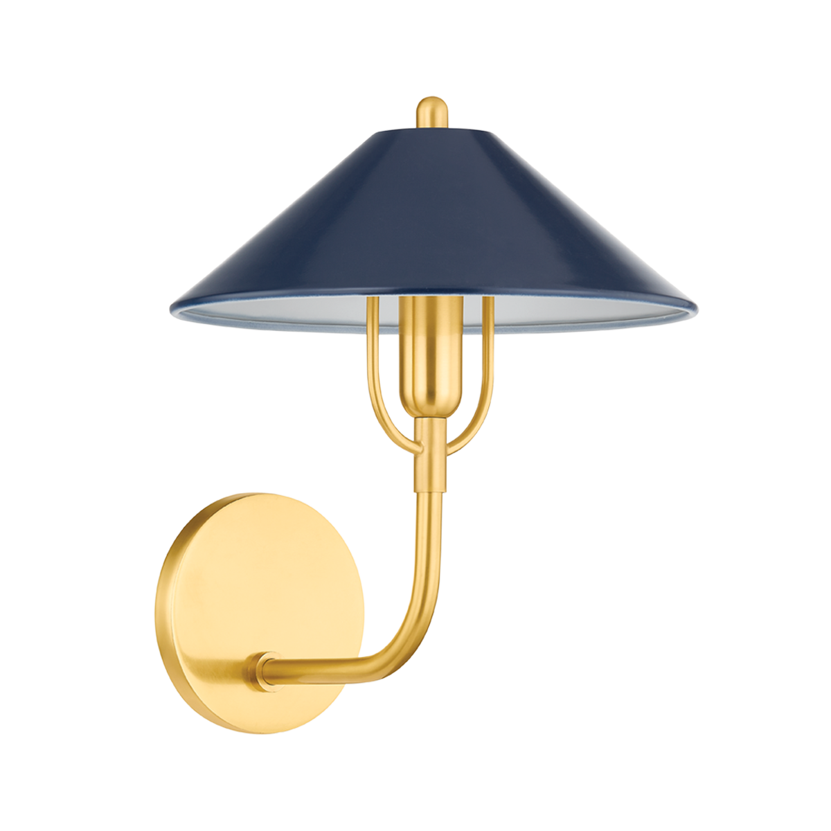 Mariel Wall Sconce-Mitzi-HVL-H866101-AGB/SNY-Wall LightingNavy-1-France and Son
