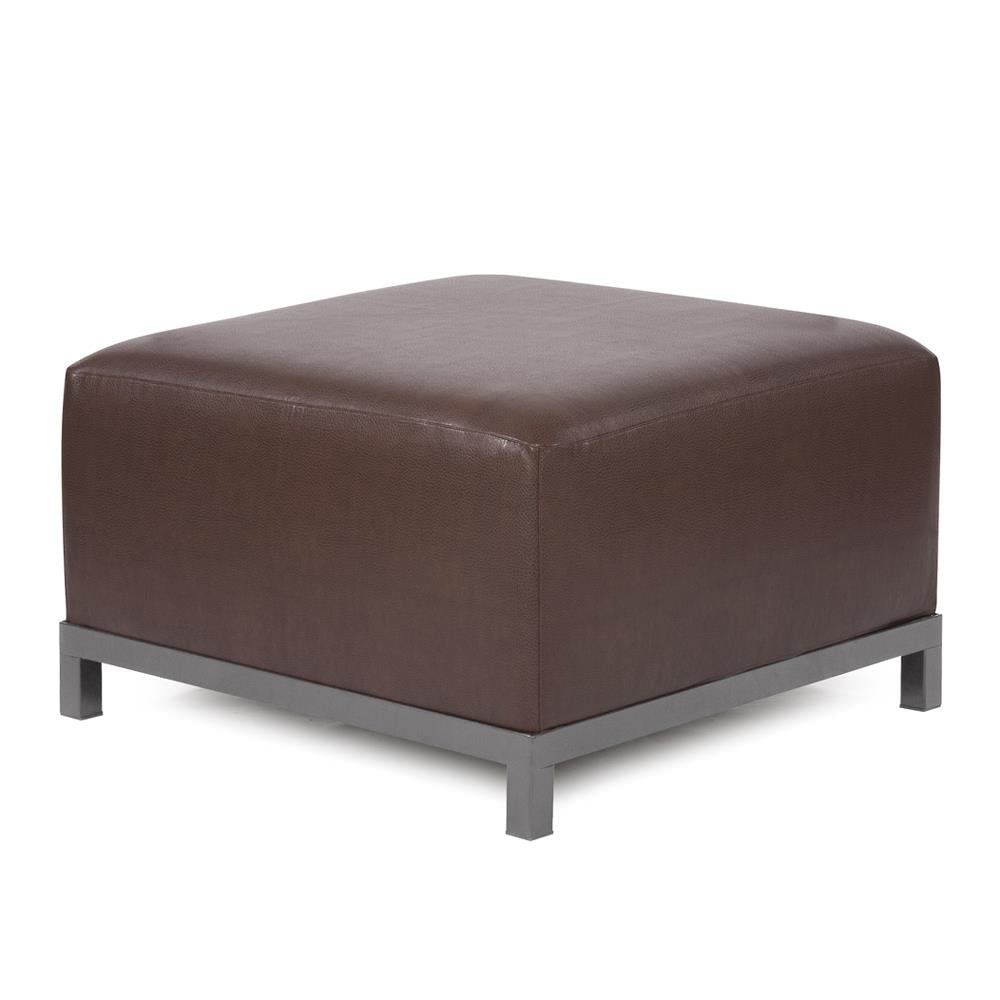 Axis Sectional Parts-The Howard Elliott Collection-HOWARD-K902T-192-Outdoor SectionalsAvanti Pecan-100% Polyurethane-Ottoman-28-France and Son
