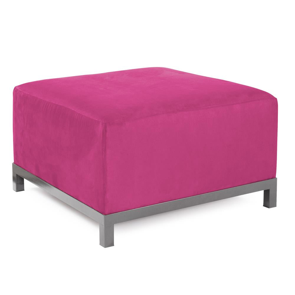 Axis Sectional Parts-The Howard Elliott Collection-HOWARD-K902T-296-Outdoor SectionalsFuchsia-100% Polyester-Ottoman-33-France and Son