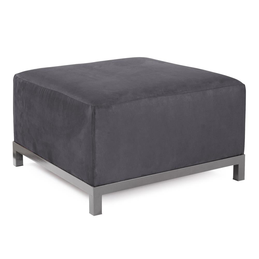 Axis Sectional Parts-The Howard Elliott Collection-HOWARD-K902T-450-Outdoor SectionalsGray-100% Polyester-Ottoman-34-France and Son
