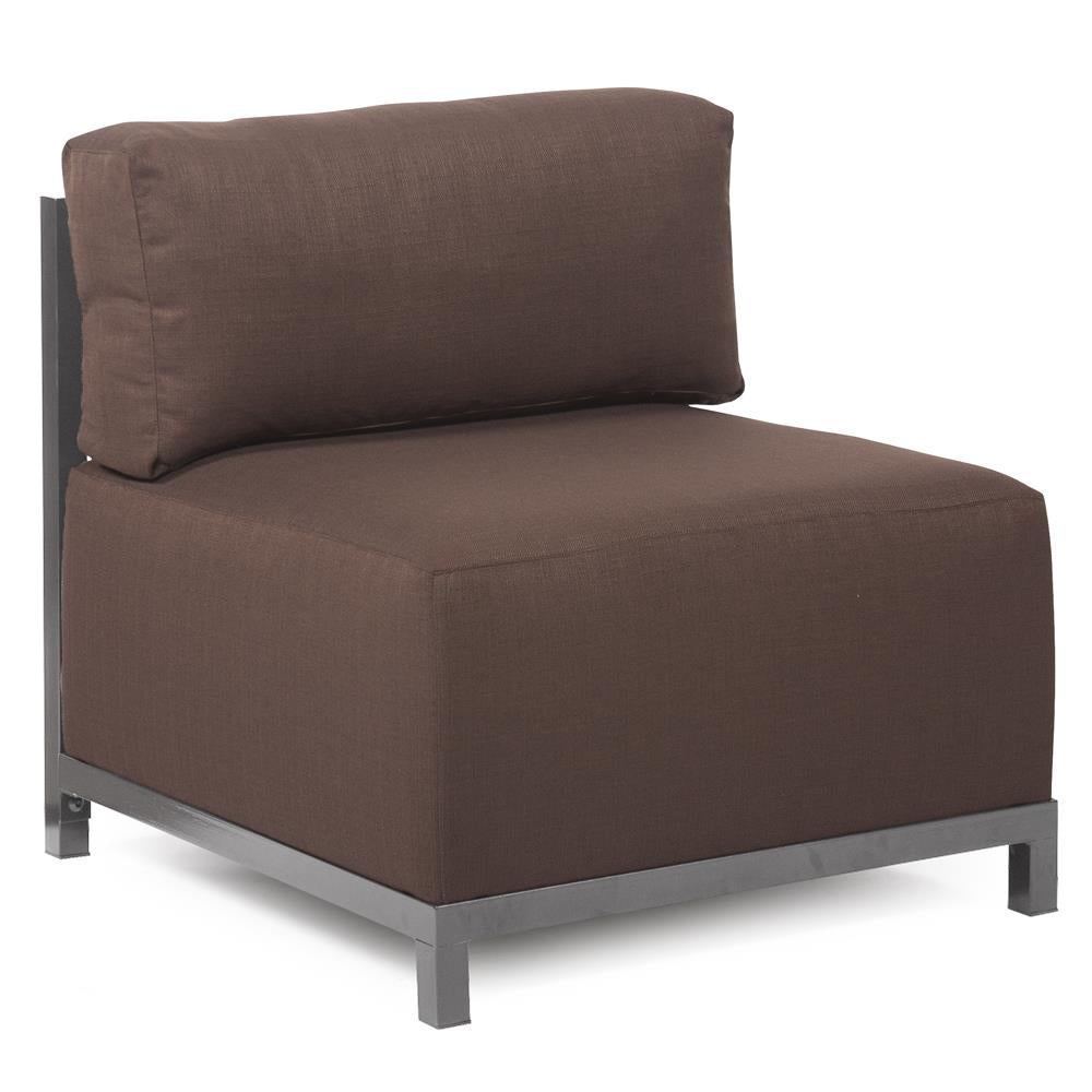 Axis Sectional Parts-The Howard Elliott Collection-HOWARD-K920T-202-Outdoor SectionalsSterling Chocolate-100% Polyester-Chair-24-France and Son
