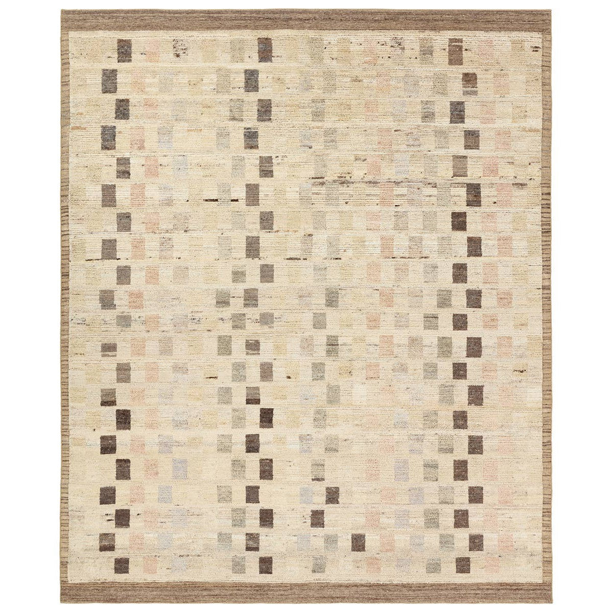 Ituri Handknotted Performance Geometric Beige/Tan Area Rug-Jaipur-JAIPUR-RUG160710-Rugs10x14-1-France and Son