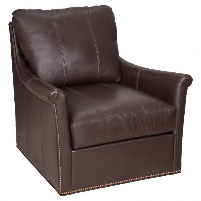 Olivia Swivel Chair-Fairfield-FairfieldC-2722-31-Lounge Chairs-1-France and Son