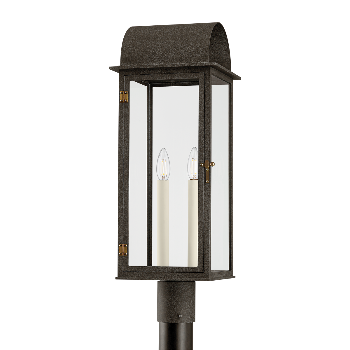 Bohen Exterior Post-Troy Lighting-TROY-P2225-FRN/PBR-Outdoor Post Lanterns-2-France and Son