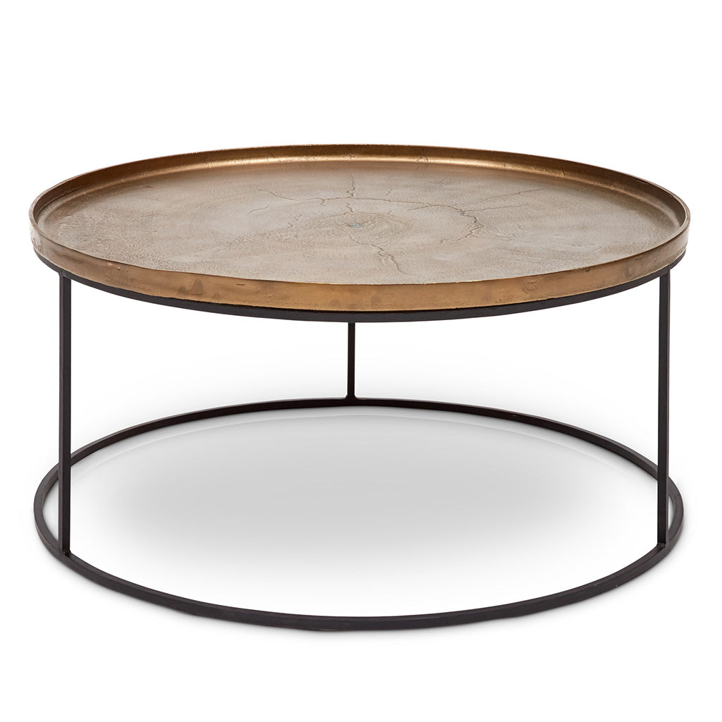 Sana Coffee Table-Urbia-URBIA-IJ-SANA-CT-AB-Coffee TablesAntique Brass-3-France and Son