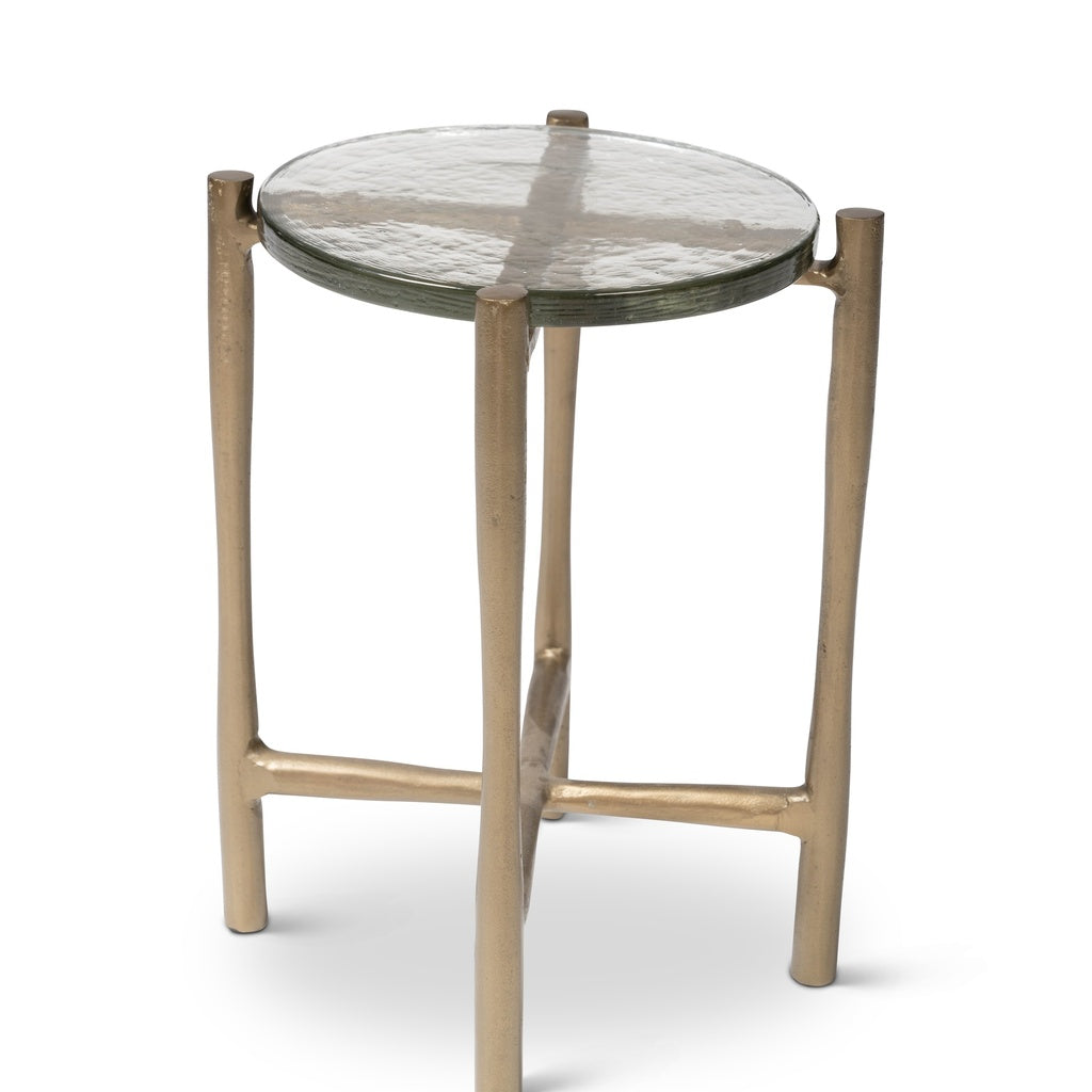 Shyla End Table-Urbia-URBIA-IJ-SHYLA-ET-16AB-Side TablesAntique Brass-16.25"h-1-France and Son