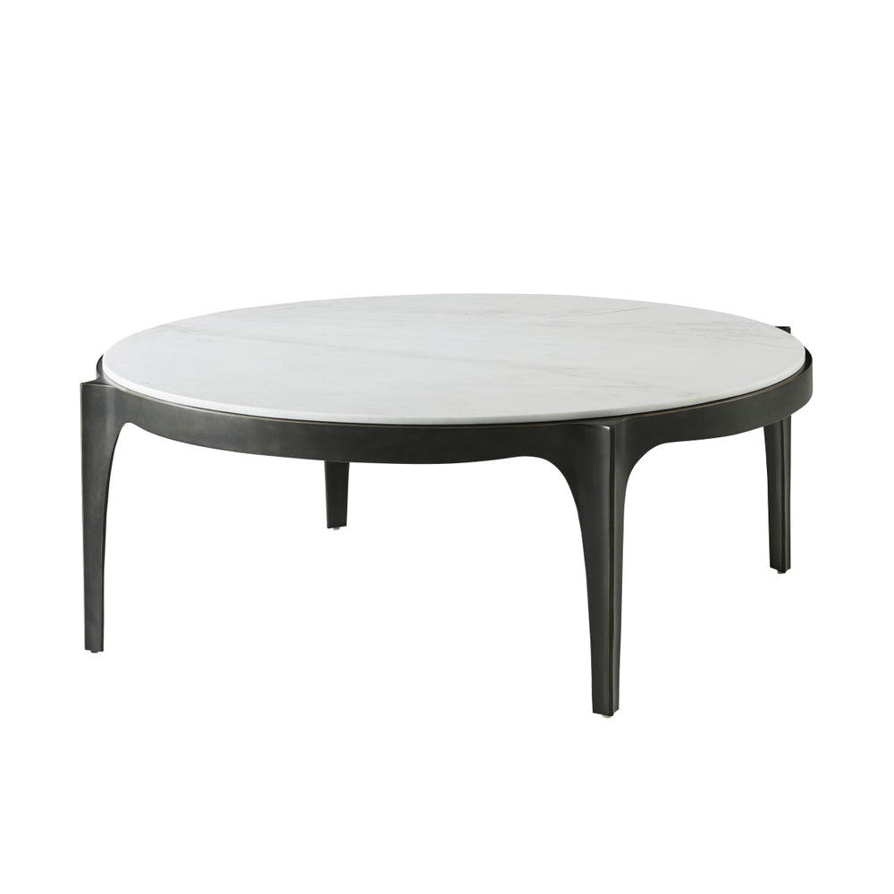 Rome Round Cocktail Table-Theodore Alexander-THEO-TA51155-Coffee Tables-1-France and Son