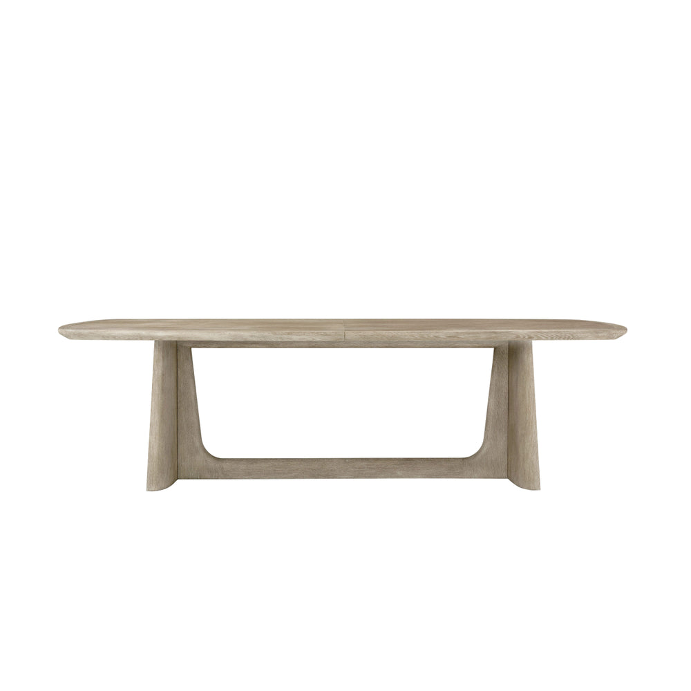 Repose Rectangular Extension Dining Table-Theodore Alexander-THEO-TA54064.C322-Dining TablesGrey Oak-1-France and Son