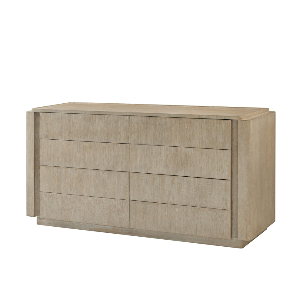 Repose 8 Drawer Dresser-Theodore Alexander-THEO-TA60100.C322-DressersGrey Oak-2-France and Son