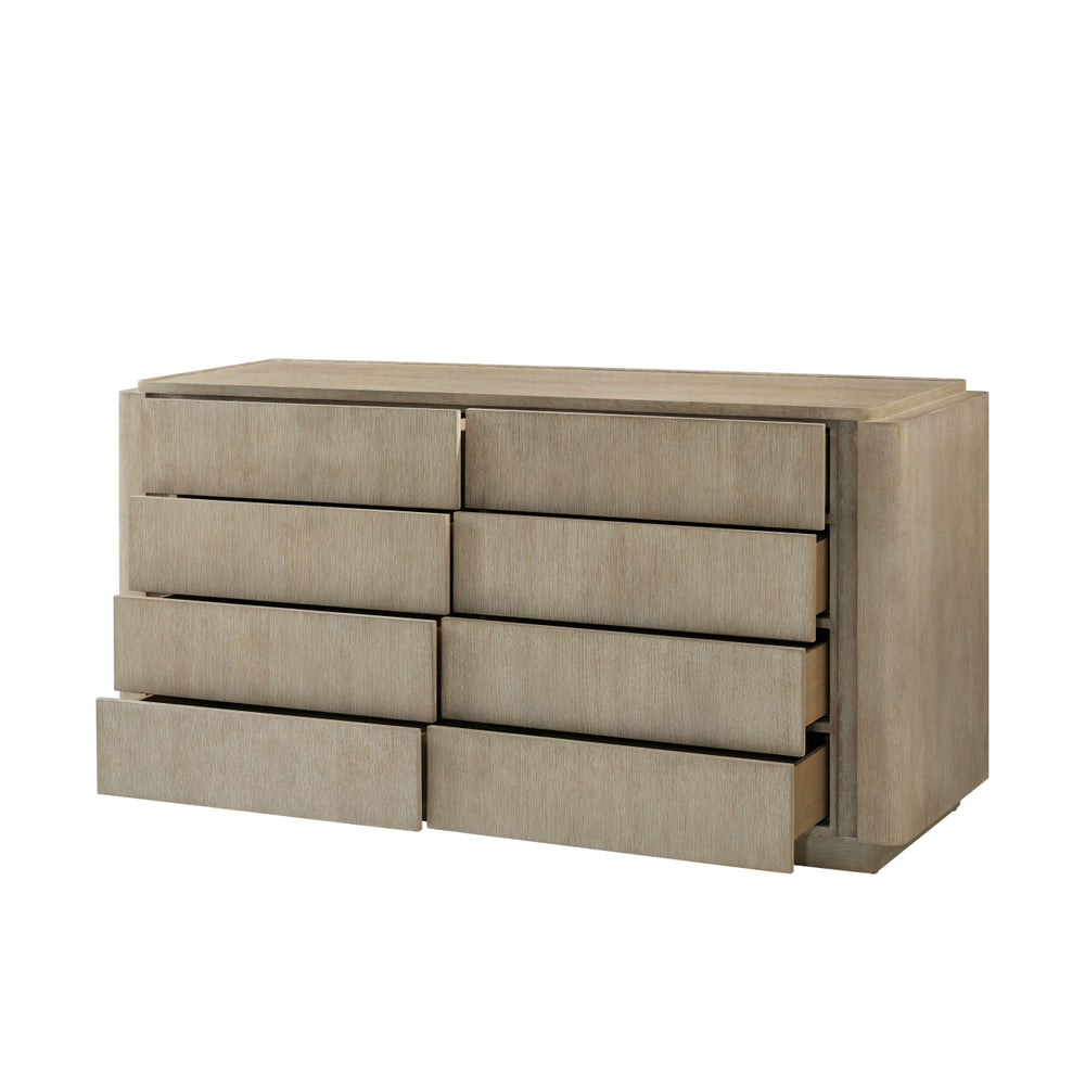 Repose 8 Drawer Dresser-Theodore Alexander-THEO-TA60100.C325-DressersCharcoal Oak-9-France and Son