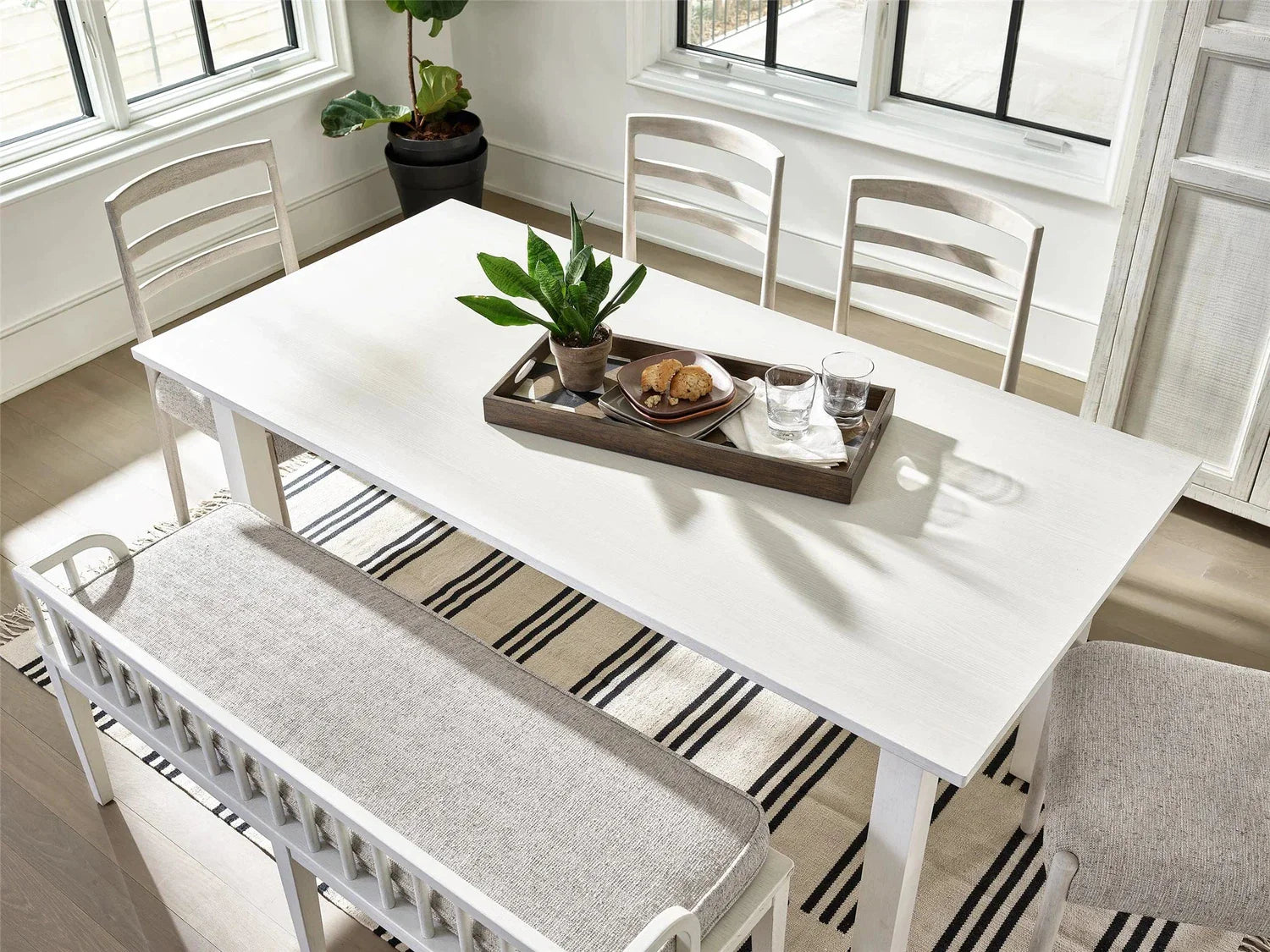 Modern Farmhouse - Kitchen Table-Universal Furniture-UNIV-U011B652-Dining Tables-4-France and Son