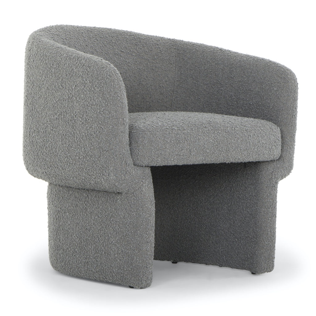 Jessie Accent Chair-Urbia-URBIA-VSD-JES-C-CHAR-Lounge ChairsCharcoal Bouclé-2-France and Son