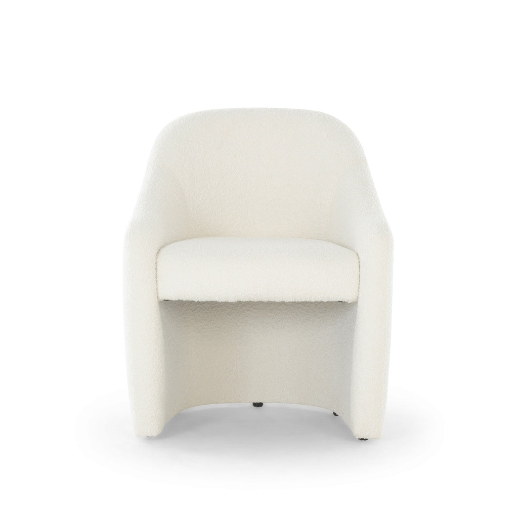 Nora Dining Chair-Urbia-URBIA-VSD-NORA-DC-WHT-Dining ChairsWhite Bouclé-3-France and Son