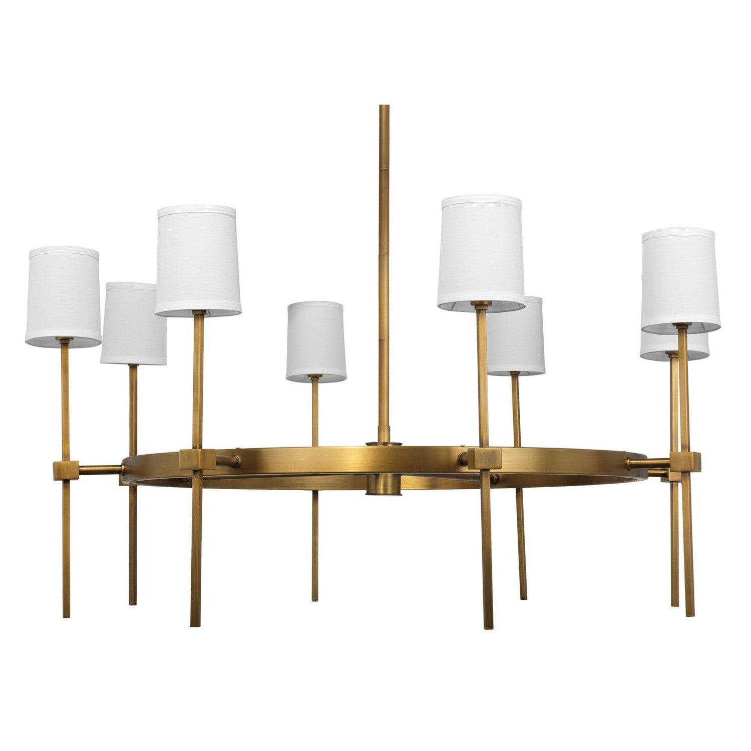 Minerva 8 Light Chandelier-Jamie Young-JAMIEYO-5MINE8-CHAB-Chandeliers-1-France and Son