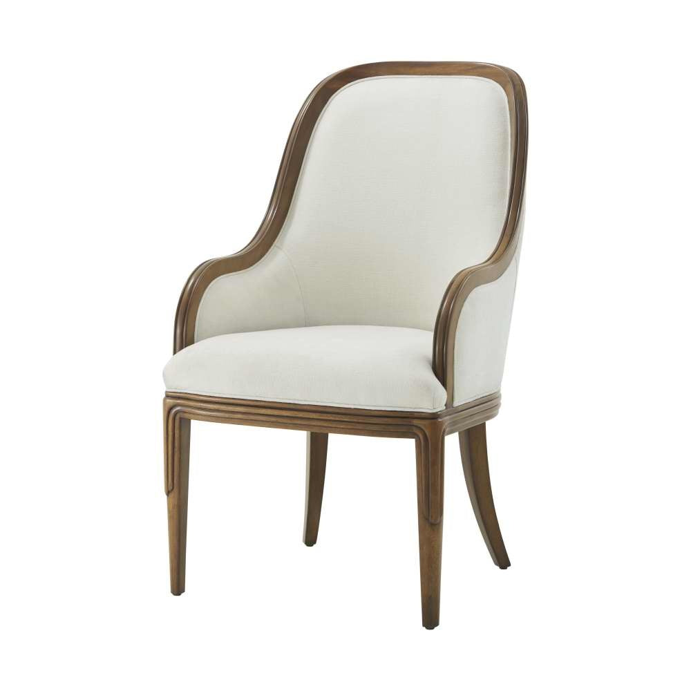 Dorchester Armchair-Theodore Alexander-THEO-SC41010.1CLK-Dining Chairs-1-France and Son