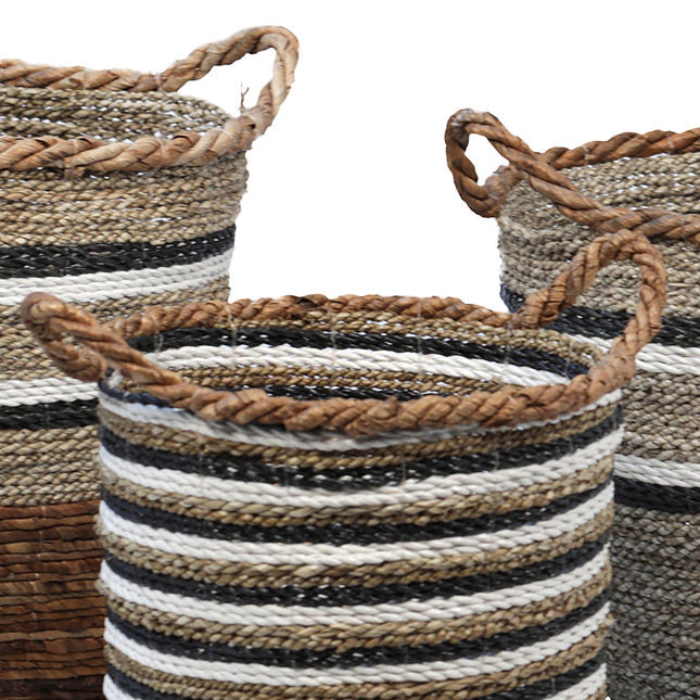 Anya Basket - Set Of 3-Dovetail-DOVE-ATP001-Baskets & Boxes-2-France and Son