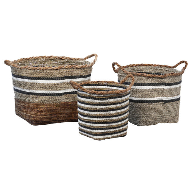 Anya Basket - Set Of 3-Dovetail-DOVE-ATP001-Baskets & Boxes-1-France and Son