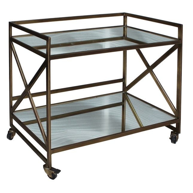 Cole Bar Cart-Dovetail-DOVE-AW107B-Bar Storage-1-France and Son