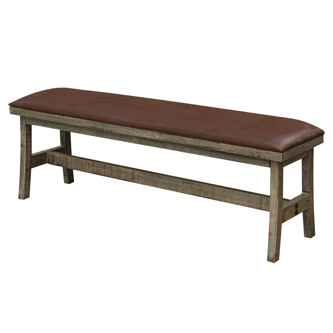 Antique Multicolor Bench-IFD-IFD-IFD9671BEN-Benches-1-France and Son