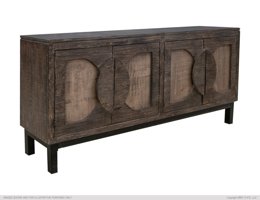 Cosalá Console/ TV Stand / Buffet-IFD-IFD-IFD8081CNSBN-Media Storage / TV StandsDark Brown-10-France and Son